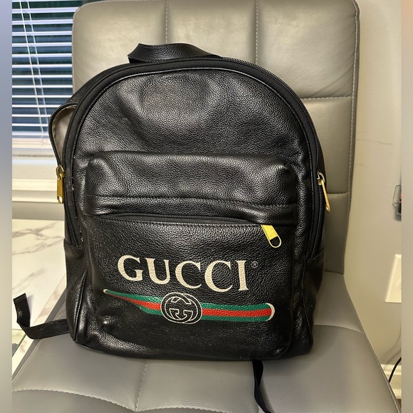 Black Gucci Backpack - Picture 1 of 6